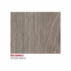 Kitchen Table with Melamine Top and Metal Base Made in Italy - Spilla Viadurini