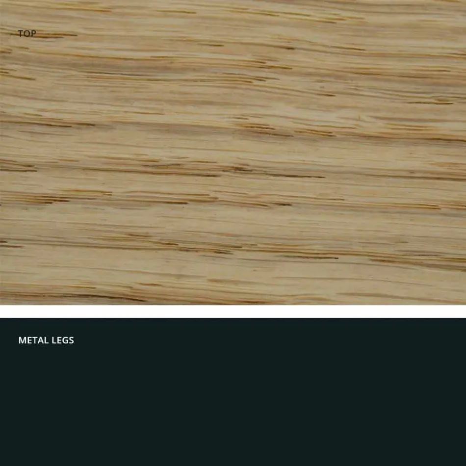 Made in Italy design solid wood kitchen table, Dionigi Viadurini