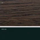 Kitchen table in solid wood and metal made in Italy, Flora Viadurini