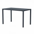 Self-Leveling Rectangular Metal Outdoor Table Made in Italy - Binda