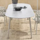 Garden Table Colored Hpl Top Made in Italy - Emma by Varaschin Viadurini