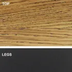 Barrel Dining Table with Veneered Top Made in Italy - Settimmio Viadurini