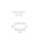 Hypermarble Barrel Dining Table Made in Italy - Ezzellino Viadurini