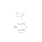 Hypermarble Barrel Dining Table Made in Italy - Ezzellino Viadurini