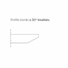 Barrel Dining Table in Fenix and Luxury Made in Italy Steel - Settimmio Viadurini