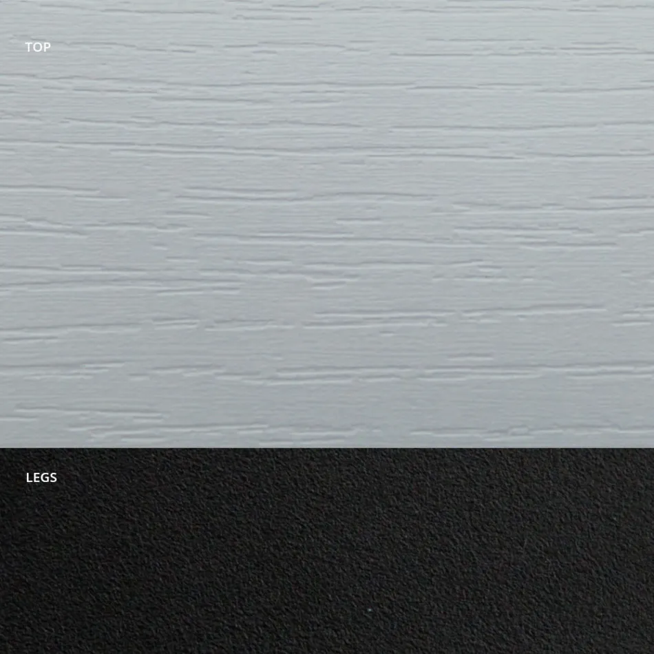 Barrel Dining Table in Wood Effect Laminate Made in Italy - Grotta Viadurini