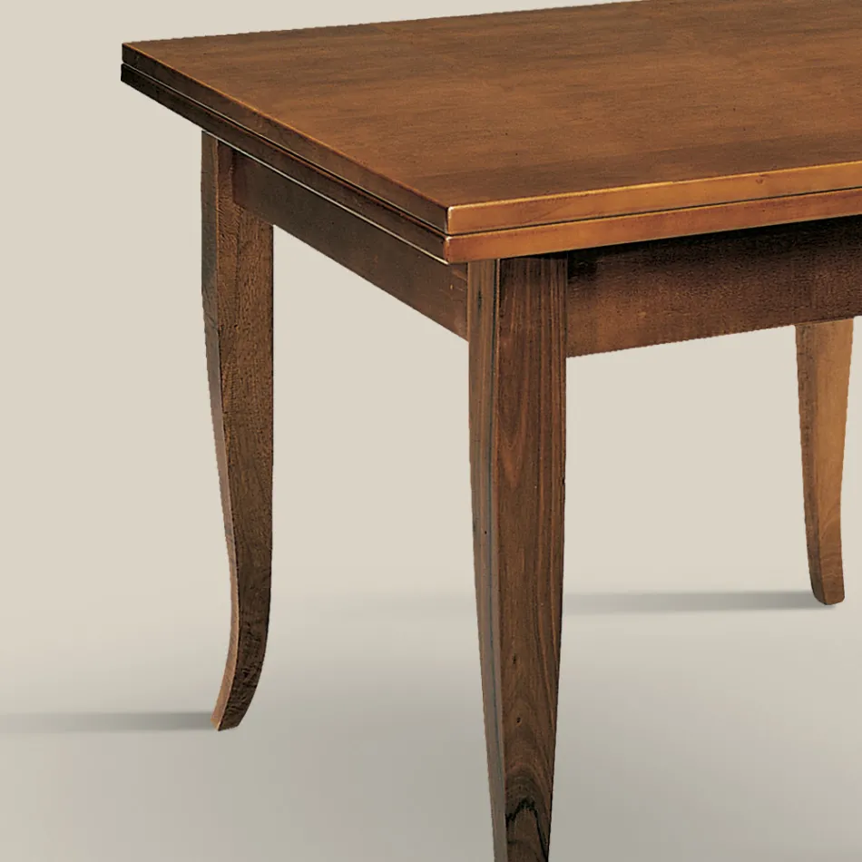 Extendable Dining Table 240 cm Classic Style Made in Italy - Helisa Viadurini