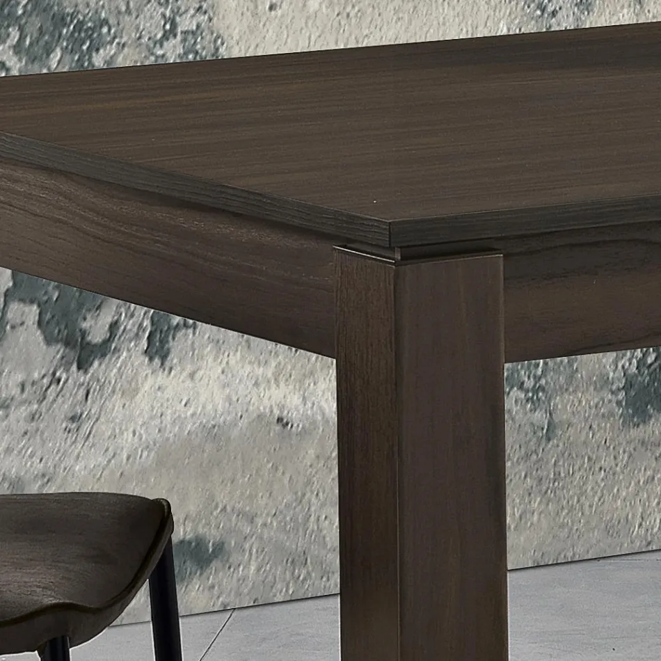 Dining Table Extendable to 200 cm in Melamine Made in Italy - Denis Viadurini