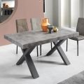 Dining Table Extendable to 260 cm Modern Concrete Effect - Lenova