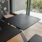 Extendable Dining Table to 298 cm in Melamine Made in Italy - Fedemo Viadurini