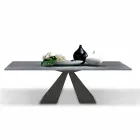 Extendable Dining Table to 300 cm in HPL Laminate Made in Italy - Dalmata Viadurini
