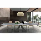 Extendable Dining Table to 300 cm in HPL Laminate Made in Italy - Dalmata Viadurini