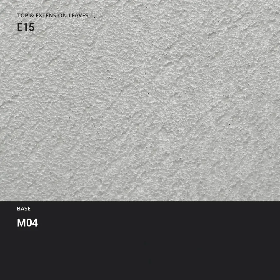 Dining Table Extendable to 310 cm Mortar Effect Made in Italy - Euclide Viadurini