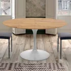 Extendable Dining Table Up to 170 cm in Wood Made in Italy - Dollars Viadurini
