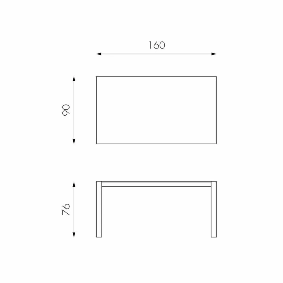 Ciro oak extending table up to 240 cm Viadurini