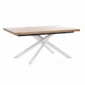 Extendable Dining Table Up to 240 cm in Wood Made in Italy - Xino