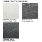 Extendable Dining Table up to 278 cm in Laminam Made in Italy - Settimmio Viadurini