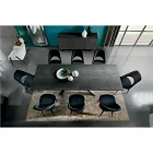 Extendable Dining Table up to 278 cm in Laminam Made in Italy - Settimmio Viadurini