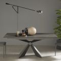 Extendable Dining Table Up to 298 cm in Ceramic Made in Italy - Anaconda