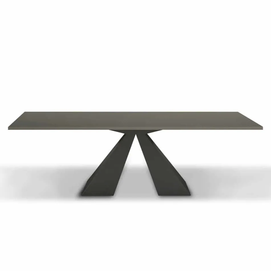 Extendable Dining Table Up to 300 cm in Fenix Made in Italy - Dalmata Viadurini
