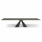Extendable Dining Table Up to 300 cm in Fenix Made in Italy - Dalmata Viadurini