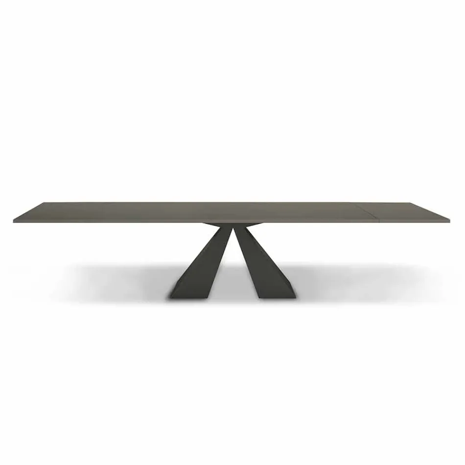 Extendable Dining Table Up to 300 cm in Fenix Made in Italy - Dalmata Viadurini