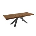 Dining Extendable Table up to 300 cm in Venereed Wood – Settimmio