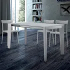 Extendable Dining Table up to 310 cm in Melamine Made in Italy - Seventies Viadurini