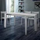 Extendable Dining Table up to 310 cm in Melamine Made in Italy - Seventies Viadurini