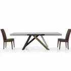 Extendable Dining Table up to 450 cm in Laminated Made in Italy – Salentino Viadurini