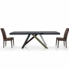 Extendable Dining Table up to 450 cm in Laminated Made in Italy – Salentino Viadurini