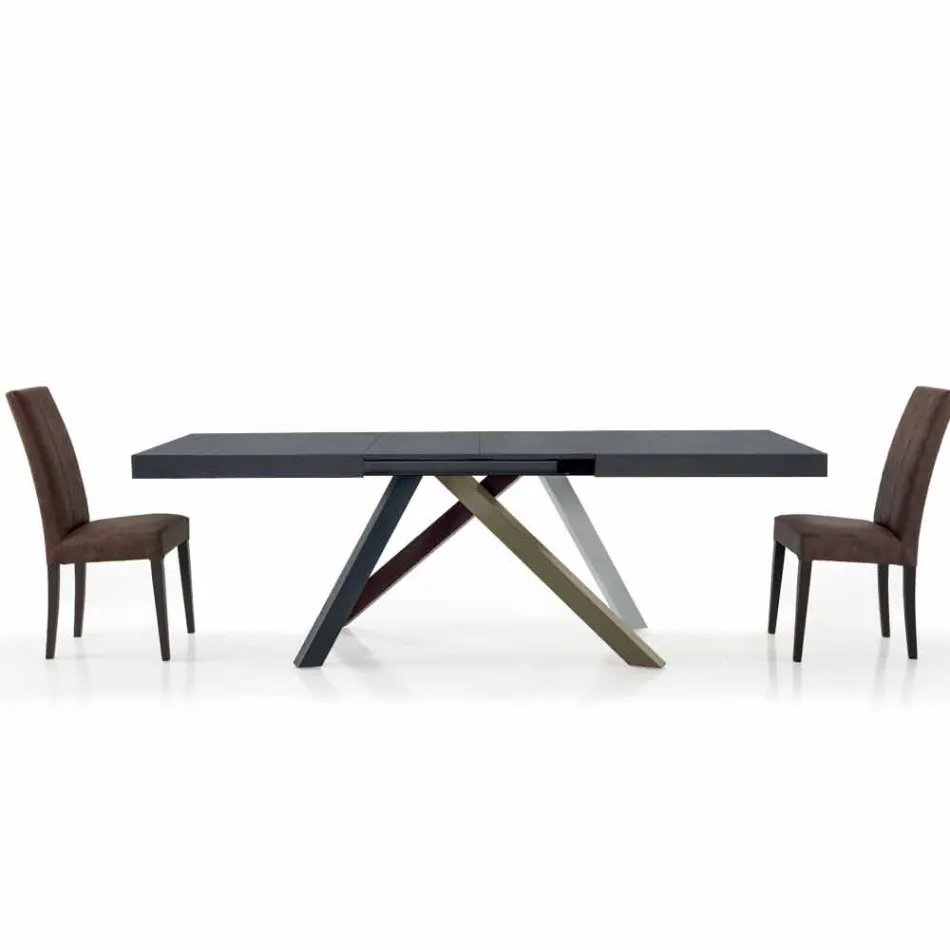Extendable Dining Table up to 450 cm in Laminated Made in Italy – Salentino Viadurini
