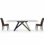 Extendable Dining Table up to 450 cm in Laminated Made in Italy – Salentino Viadurini