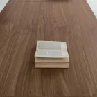 Extendable Dining Table in Wood Veneer Various Finishes - Gerry Viadurini