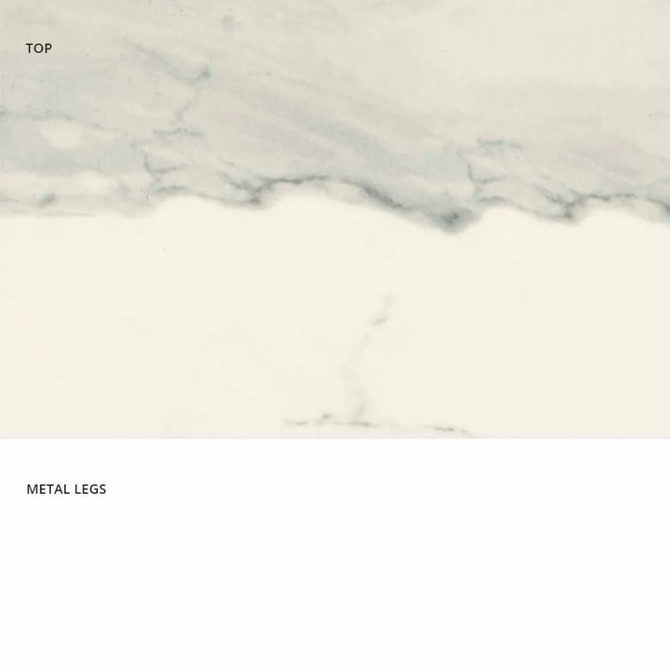 Extendable ceramic glass dining table made in Italy, Wilmer Viadurini