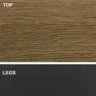 Dining Table with Barrel Top in HPL Laminate Made in Italy - Settimmio Viadurini