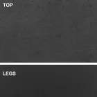 Dining Table with Barrel Top in HPL Laminate Made in Italy - Settimmio Viadurini