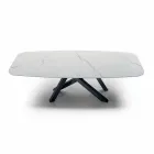 Dining Table with Top in Precious Made in Italy Hypermarble - Settimmio Viadurini