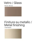 Opalia 320 cm Glass and Metal Dining Table, Made in Italy Viadurini
