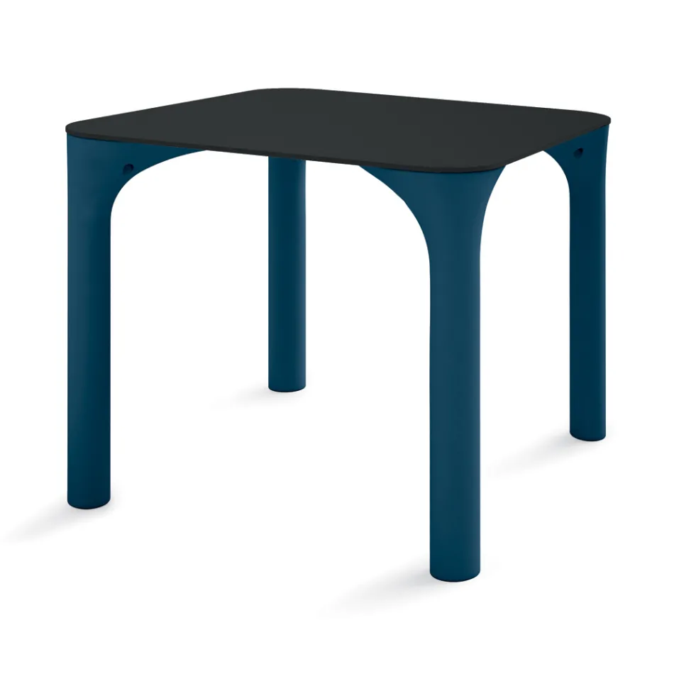 Hpl Dining Table with Polyethylene Legs Made in Italy - Glen Viadurini
