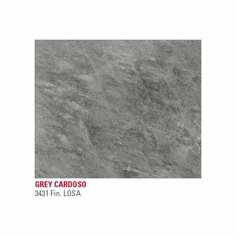 Dining Table in Hpl Marble Effect and Lacquered Metal Made in Italy - Jupiter Viadurini