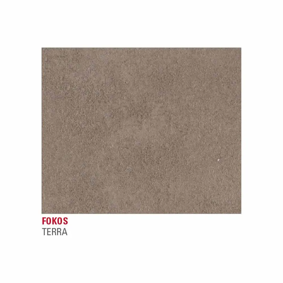 Dining Table in Laminam and Painted Metal Made in Italy - Efisto Viadurini