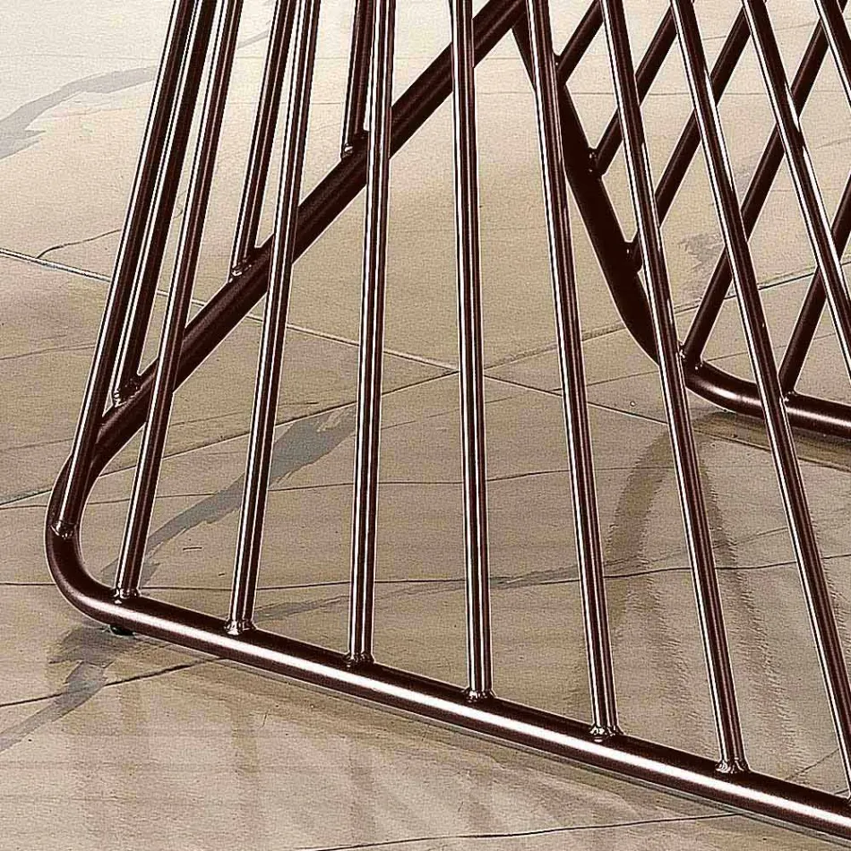 Dining table in modern solid wood made in Italy, Mitia Viadurini