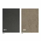 Metal Dining Table and Ceramic Top Made in Italy Design - Anaconda Viadurini