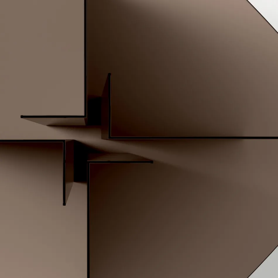 Glass Dining Table with Rectangular Top Made in Italy - Charles Viadurini