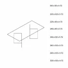 Design Dining Table in Extraclear Glass 8 Dimensions - Pollinare Viadurini