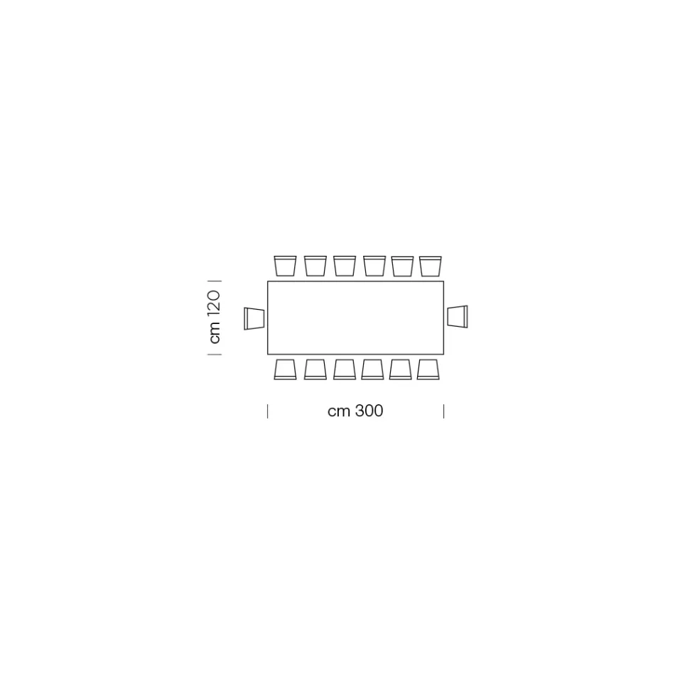 Dining Table in Laminam and Steel Base Made in Italy – Ezzellino Viadurini