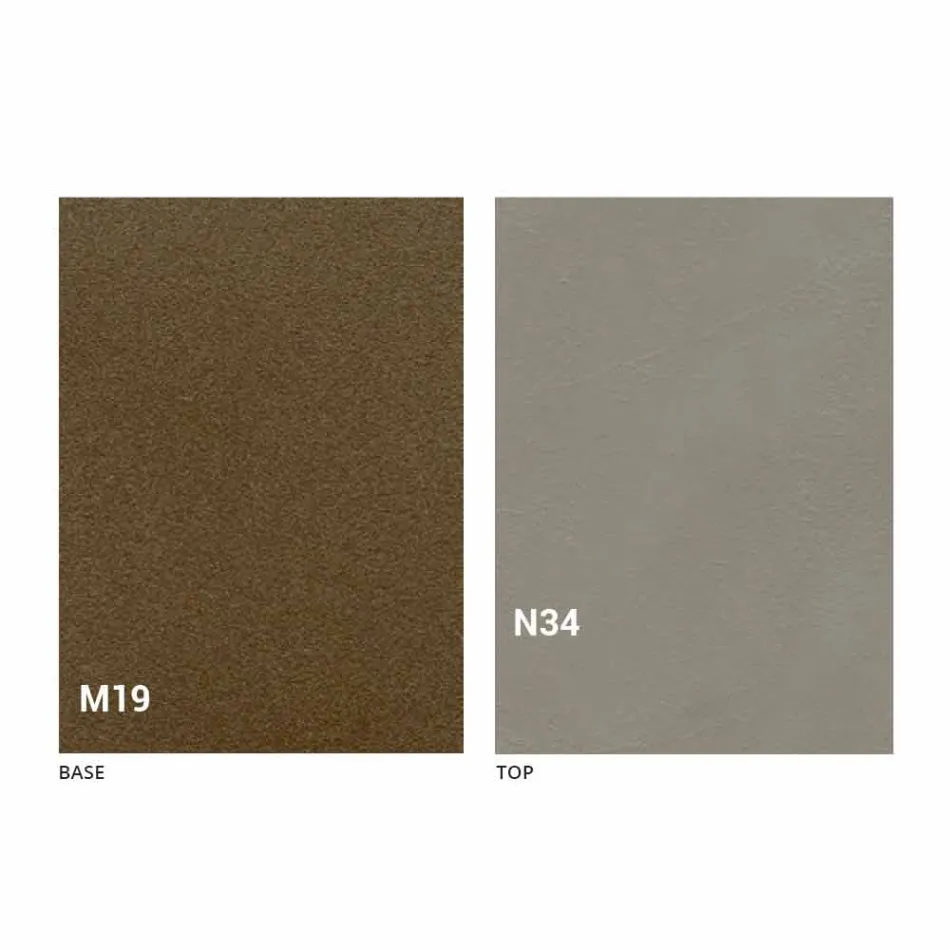 Modern Folding Dining Table in Wood and Metal Made in Italy - Menelao Viadurini