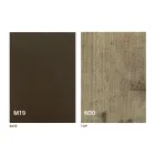 Modern Folding Dining Table in Wood and Metal Made in Italy - Menelao Viadurini