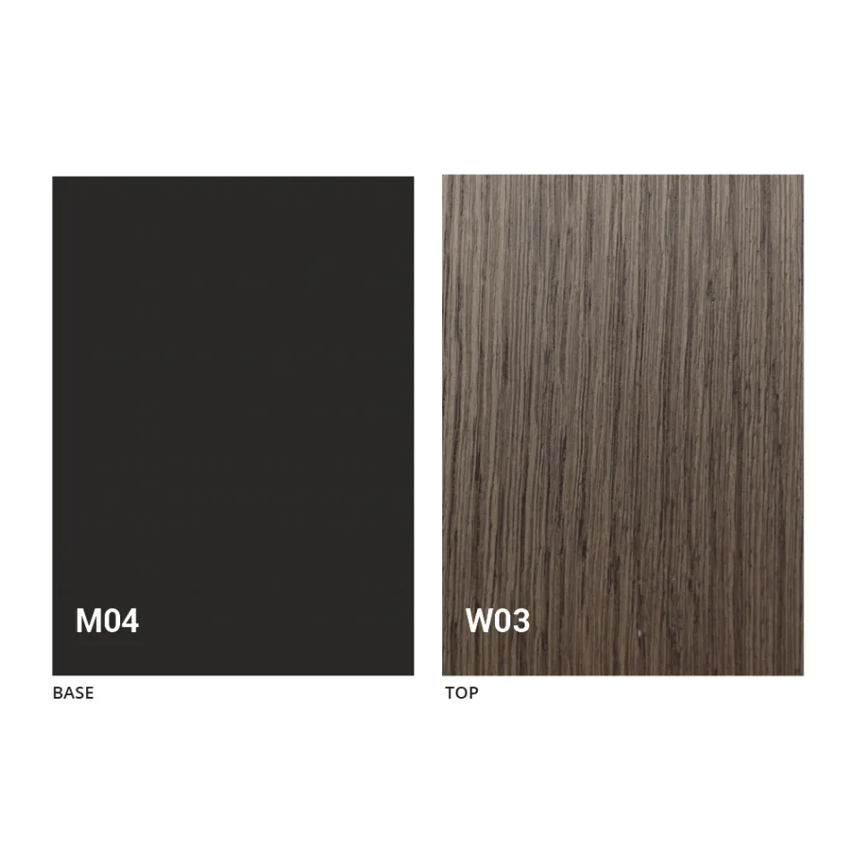 Round Extendable Dining Table with Wooden Top Made in Italy - Crodino Viadurini